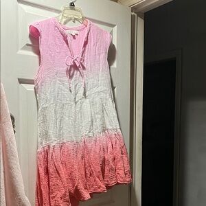 Karlie Pink and White Garment